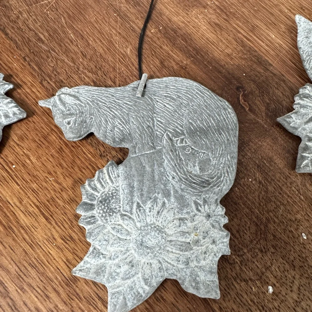 Vintage pewter wind chime from Carson Freeport.